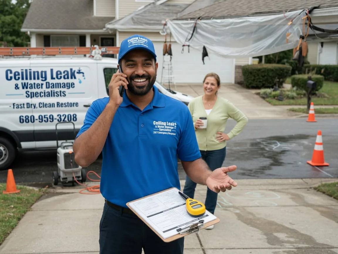 Ceiling Leak Cleanup New Kent, VA FAQs